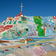 Illustration for article titled This Man Built A Colorful Mountain In The Desert With His Bare Hands
